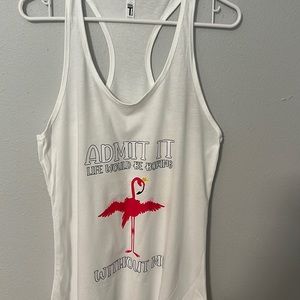 Ideal T Woman’s Racerback tee 2XL. Fits like a large NWOT